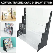 Acrylic Trading Card Display Stand Holder For Sports Baseball Trading Game Card