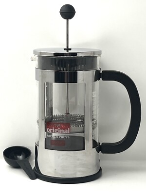Bodum Kenya French Press 8 Cup Coffee Maker 34 oz 8 Cup Stainless Steel