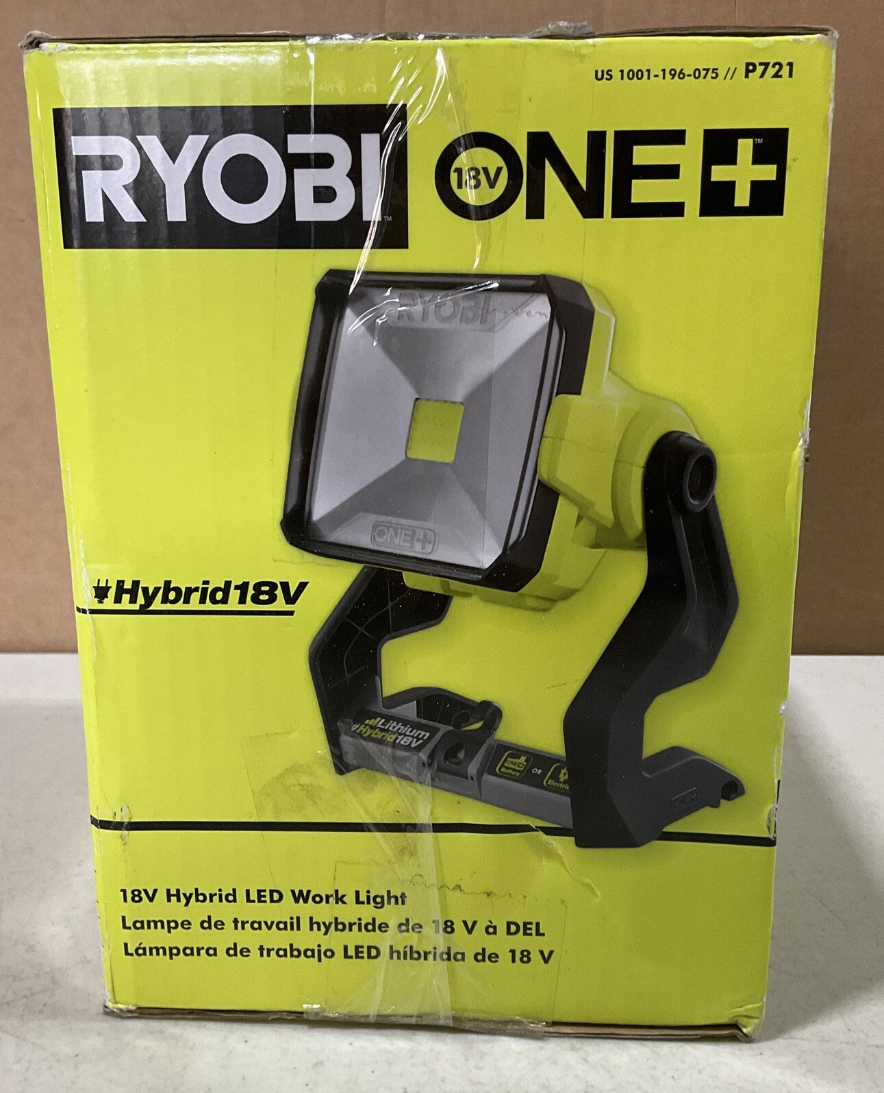 RYOBI ONE+ 18V Hybrid LED Work Light (Tool Only) Phoenix - Main Image