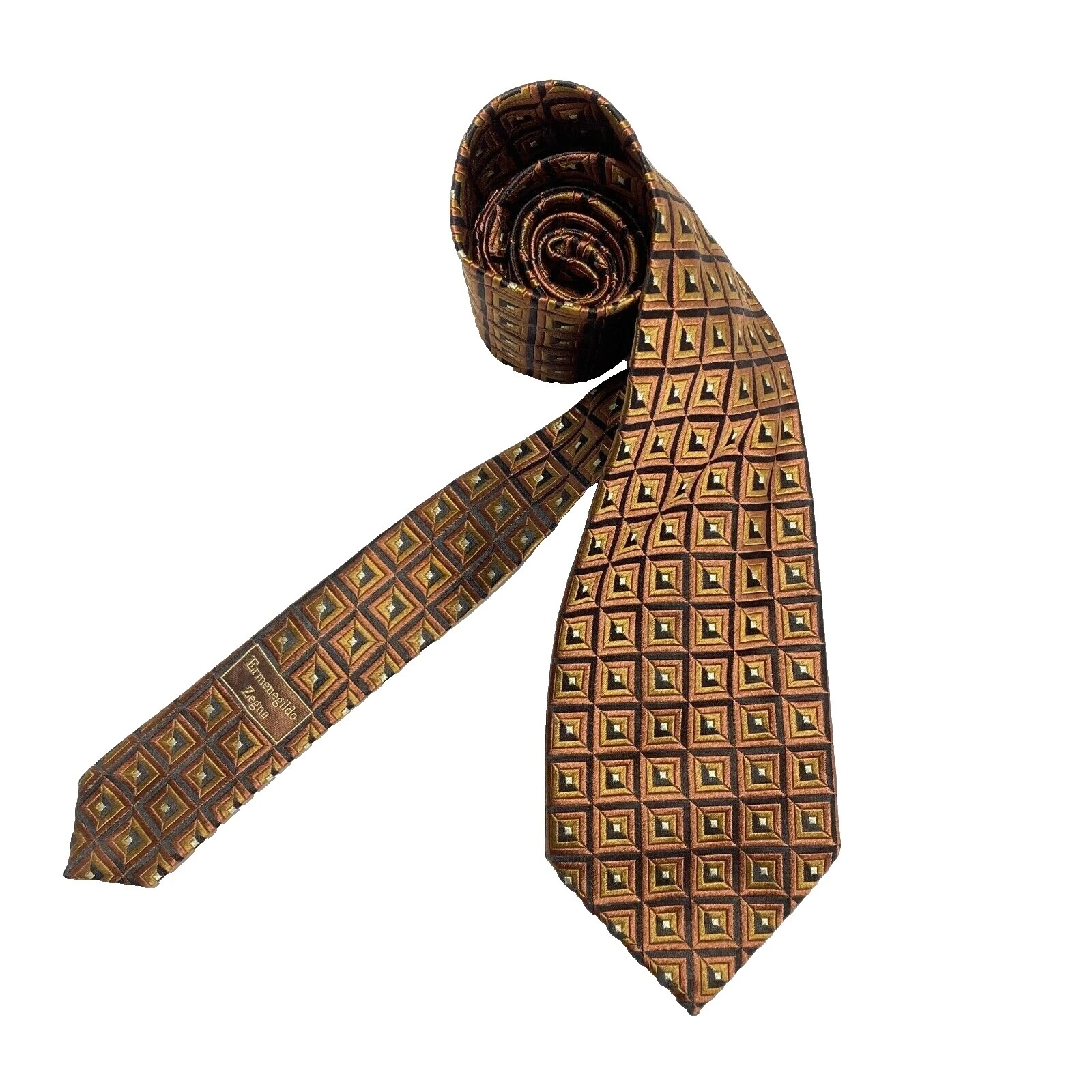 Ermenegildo Zegna Plaids & Checks 100% Silk Ties for Men