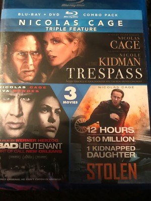 Nicolas Cage Triple Feature (Blu-ray) NEW