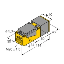 TURCK  Ni25-CP40-LIU 1535544 Inductive sensor #