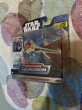 Star Wars Micro Galaxy Squadron Asajj Ventress Ginivex Starfighter Box Damage
