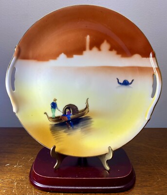 Noritake Hand Painted Plate Antique Noritake Hand Painted Made In