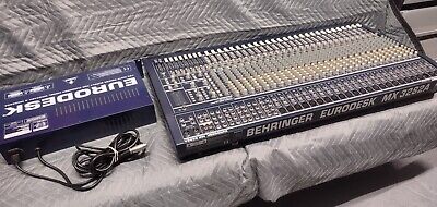Behringer Eurodesk MX3282A 32-Channel 8-Bus Mixer Console w Behringer Eurodesk MX3282A 32-Channel 8-Bus Mixer Console w