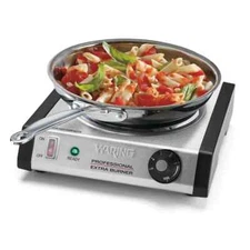 Waring WEB300 11" Electric Countertop Hotplate w/ Solid Burner, FULL WARRANTY