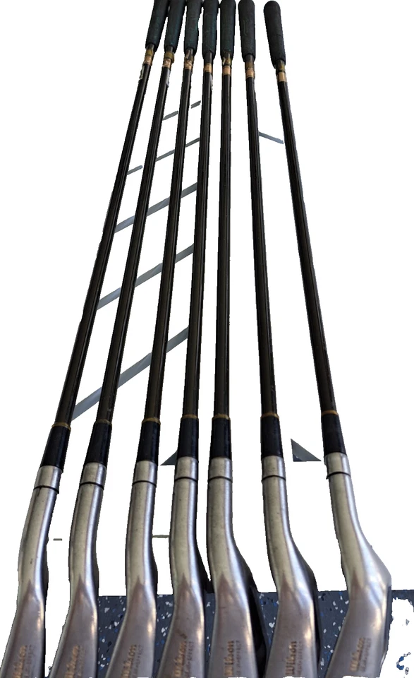 Hierros Wilson 1200 3-8, PW varillas de grafito diestro 5 hierro 38,5" Foto 3 de 4