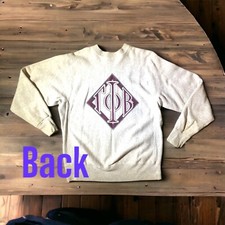 Vintage Gamma Phi Beta Sorority XL Sweatshirt Romeo 1990 Santee 95/5 Made in USA
