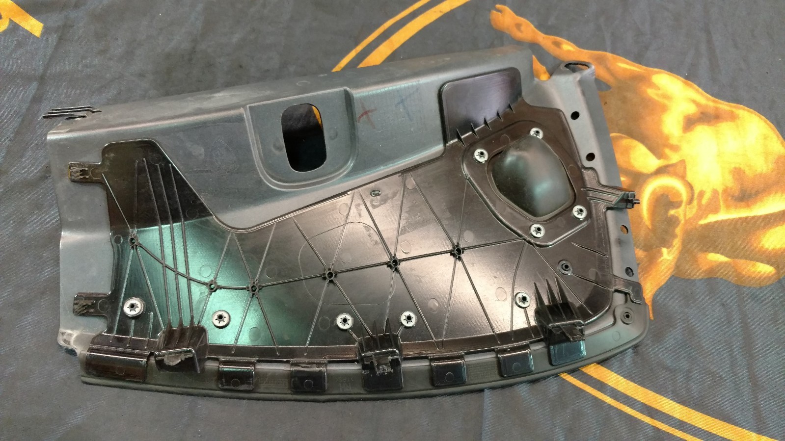 LAMBORGHINI HURACAN RIGHT PASSENGER SIDE QUARTER PANEL DOOR JAM PANEL TRIM OEM