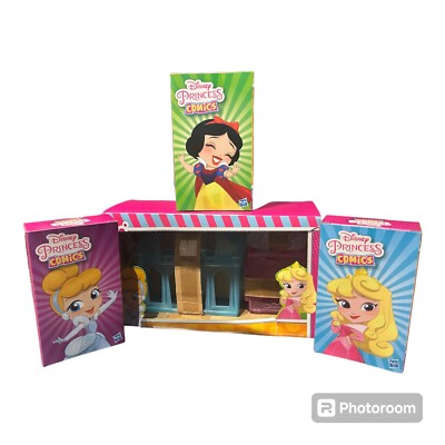Disney Princess Comics Adventure Discoveries Collection Set w/ 9 Figures Ages 3+