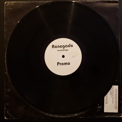Renegade Recordings: Future Cut ''The Chase / Fresh Step'' 12'' Vinyl Record Single