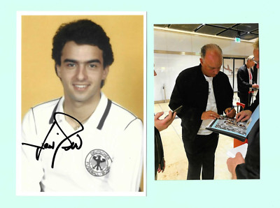 Hansi Müller DFB EM 80 persönlich gesammelt Foto 13x18 original Autogramm +Foto