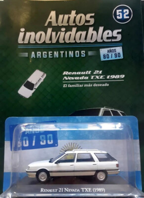 RENAULT 21 NEVADA TXE (1989) 80/90 Unforgettable Cars 1:43 Diecast SALVAT # 52