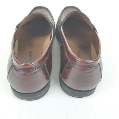 Johnston Murphy 20-6283 Leather Slip on Burgundy Penny  display picture 1
