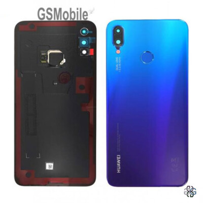 Cache Batterie Vert Original Huawei Y6p MED-LX9N - Rabat Arrière, Neuf