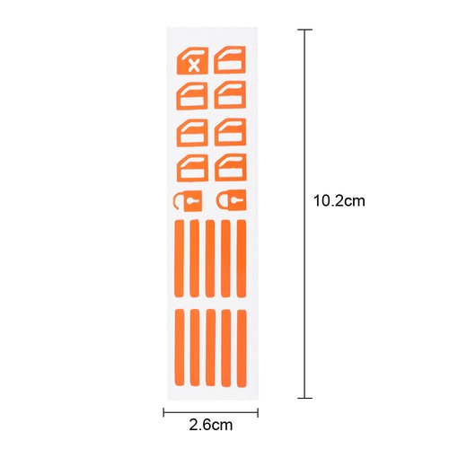Car Sticker Luminous Car Door Window Switch Sticker Night Safety Accessories - Picture 13 of 13
