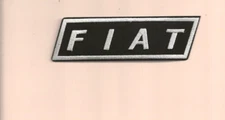 NEW 1 3/8 X 4 5/8 INCH FIAT IRON ON PATCH FREE SHIP