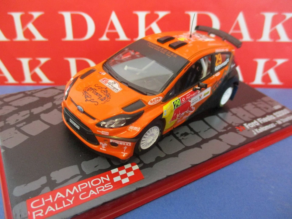 Die cast 1/43 Modellino Auto Ford Fiesta S2000 Rally di Portogallo 2010 J.Ketoma - Immagine 2 di 4