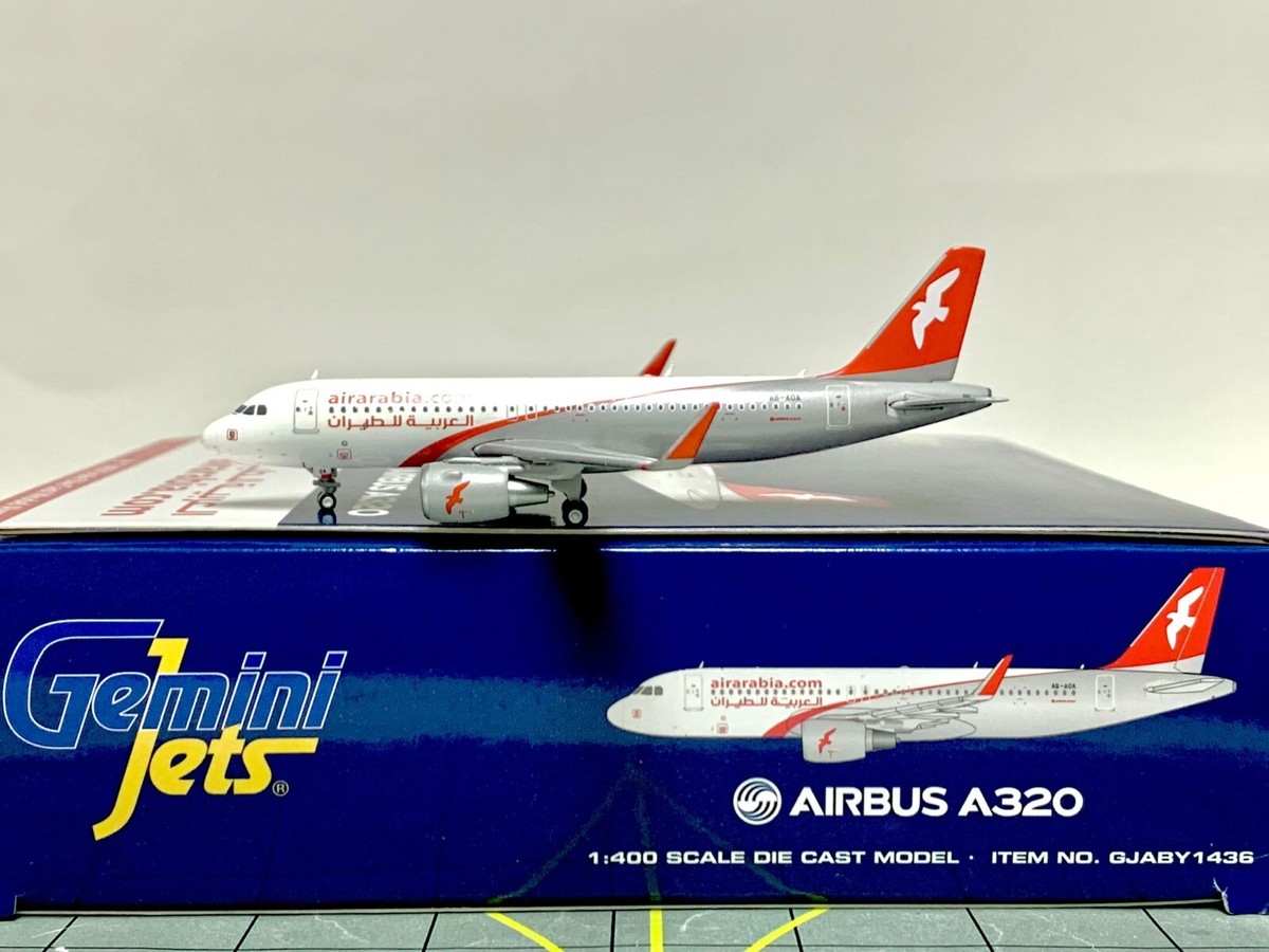 Gemini Jets 1:400 Air Arabia Airbus A320 A6-AOA GJABY1436 | eBay