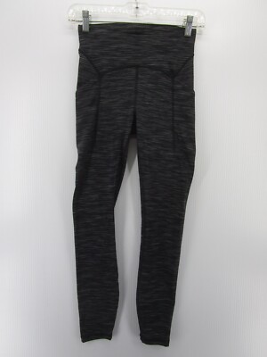 Lululemon Leggings Women Gray Pull On Pants Compression