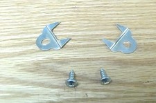 1955 56 1957 Chevy Door Weatherstrip Forked Retainers Screws Pair Usa Made 1955 56 1957 Chevy Door Weatherstrip Forked Retainers Screws Pair Usa Made