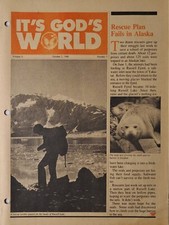 Gods World Magazine 1986 October Alaska Seals Porpoises Rescue