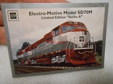 GM EMD Electro Motive SD70M Demonstrator Locomotive Collector Card 1992