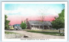 NEWFANE, New York NY ~ NEWFANE CONSERVATION CLUB Niagara County 1948   Postcard