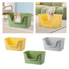 Cat Litter Basin Cat Litter Container Cat Sand Box Portable Kitty Litter Pan