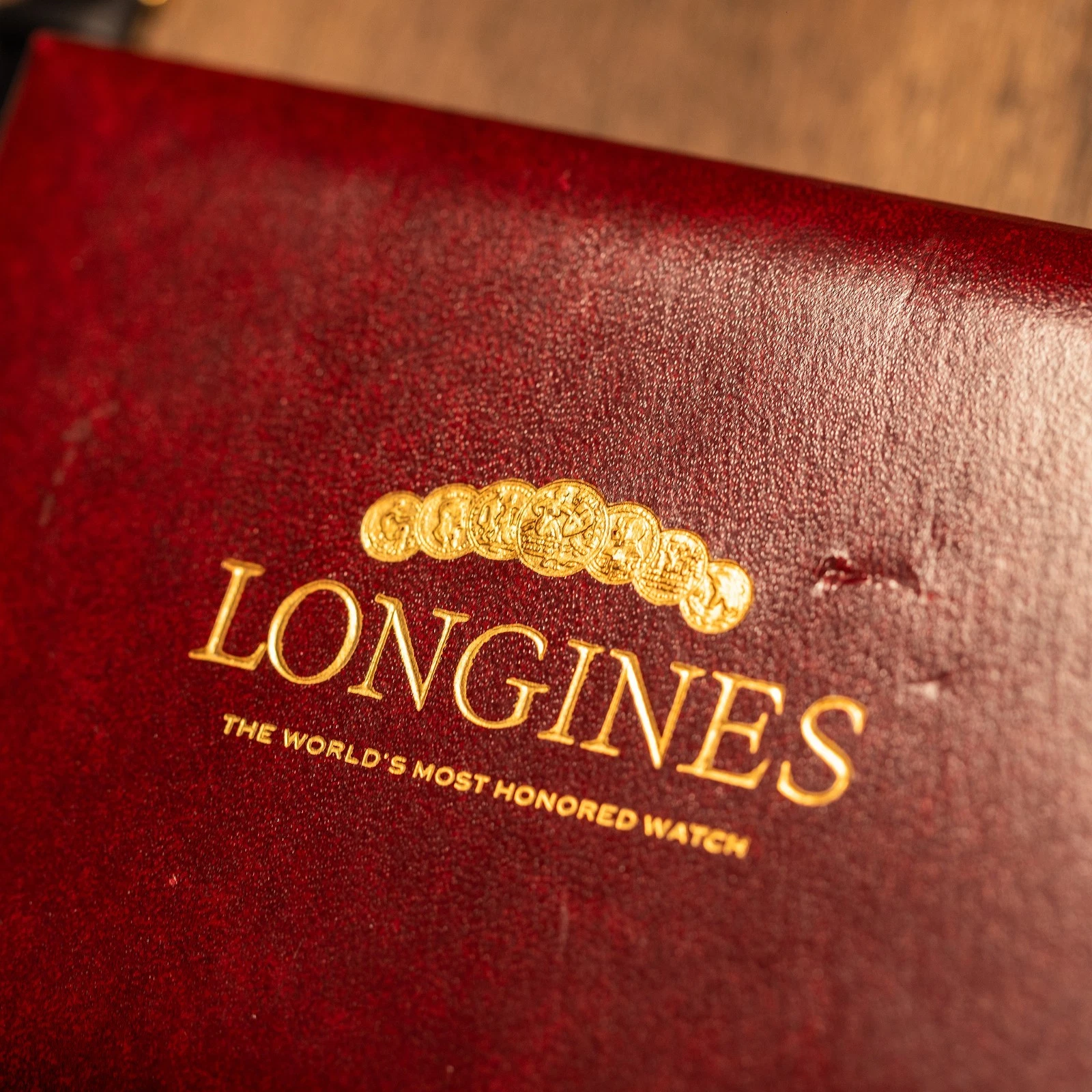 Vintage Longines Grand Prize 14K Solid Gold Automatic Watch Cal 340 Box & Papers - product detail image 6