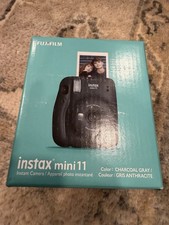 Fujifilm instax mini 11 Instant Film Camera - Charcoal Gray NIB NEW