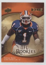 2009 Upper Deck Icons NFL Rookies 493/599 Vontae Davis #162 00cc