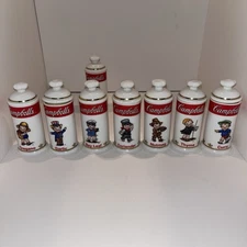 Danbury Mint Campbell's Soup Kids Porcelain Spice Jars