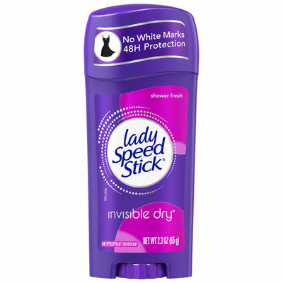 Lady Speed Stick Invisible Dry Shower Fresh 4Pack Antiperspirant Deodorant 2.3oz
