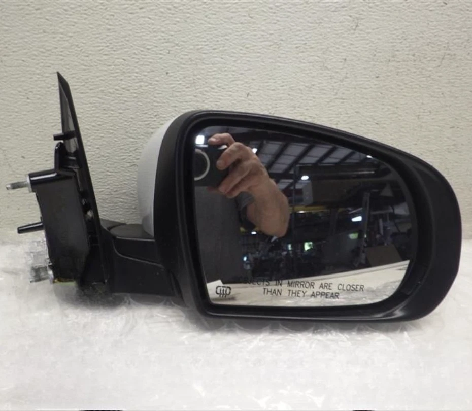 2014-2021 Jeep Cherokee Right Passenger Side View Door Mirror Power Heated White Foto 3 de 4