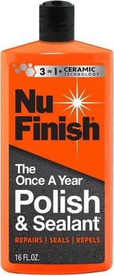 Nu Finish Once a Year Polish and Sealant, Car Paint Sealant with... 