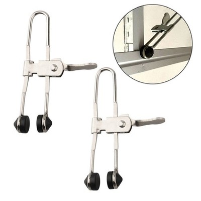 Rubber Head Lever Action Grid Clamps For Drop Ceiling Installation 2 Pack