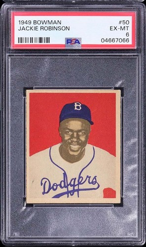 1949 Bowman #50 Jackie Robinson PSA 6