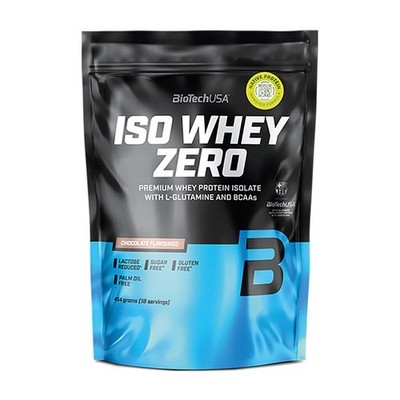 (59,25 EUR/kg) Biotech USA Iso Whey Zero Protein laktosefrei 454g Beutel Eiweiß