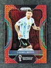 2022 Panini Prizm FIFA World Cup Qatar LIONEL MESSI 97/99 Red Mojo Prizm SP #7