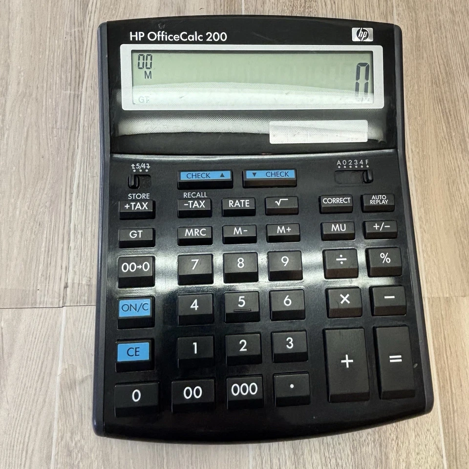 HP OfficeCalc 200 II Desktop Calculator Accounting Math - Image 3 of 4