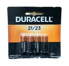Duracell 21/23 Alkaline 12V Batteries 4  Pack Exp Oct 2029