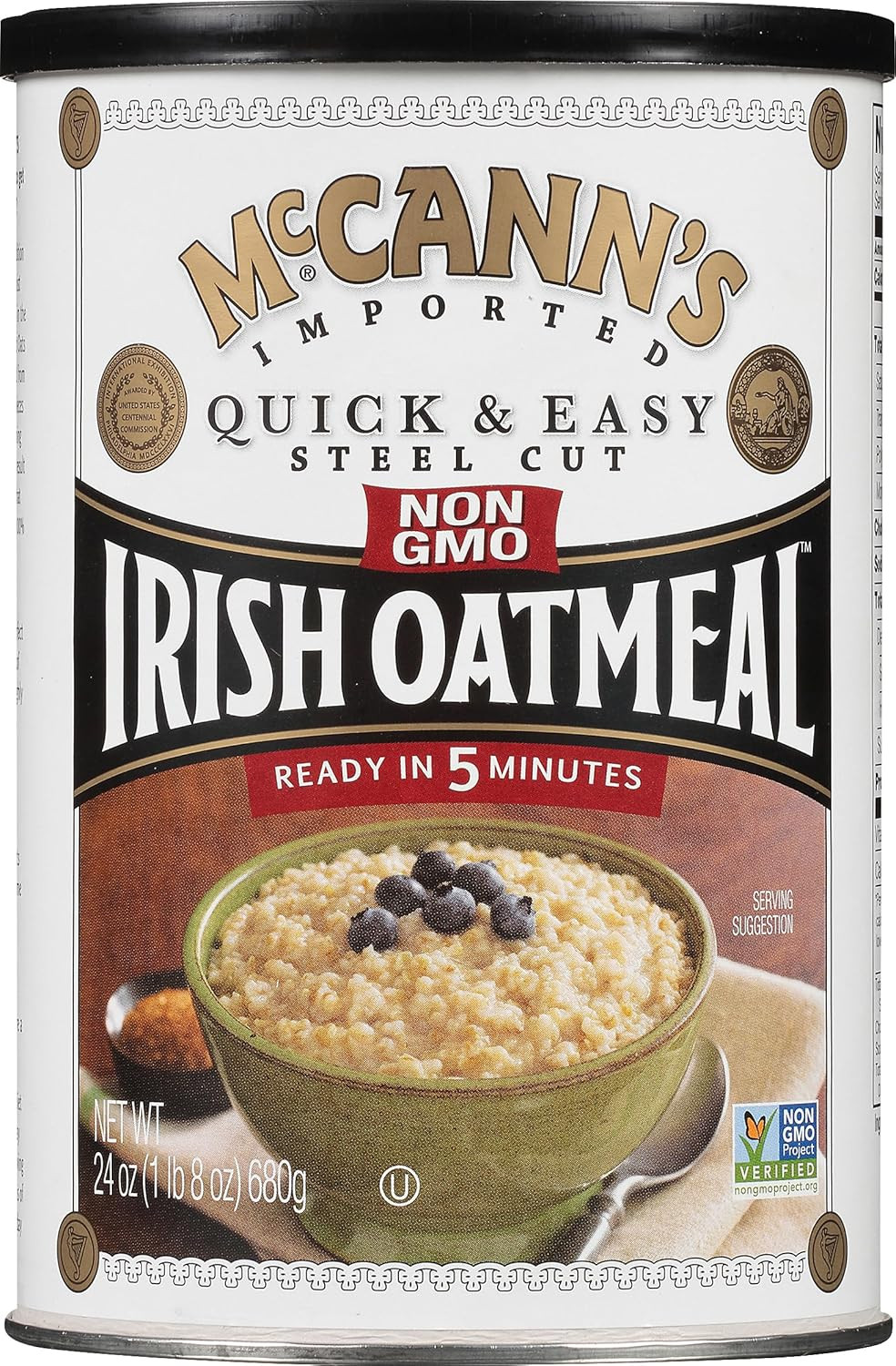 McCann's Quick & Easy Steel Cut Irish Oatmeal, 24 Oz