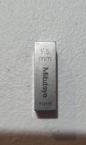 9.5mm Mitutoyo Steel Rectangular Gauge Gage Block Free Shipping 
