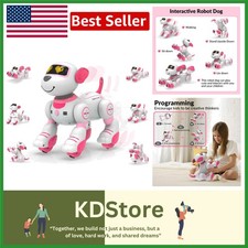 Interactive RC Robot Dog Cat for Kids, Touch Sensing, Dance  Music Pet