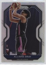 2021 Panini Prizm WNBA Silver Prizm Allisha Gray #48 12qv