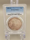 1891-S Morgan Silver Dollar $1 - PCGS MS63