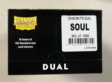 Dragon Shield Matte Dual Soul 10 PACK DISPLAY BOX Standard Size Sleeves 100ct