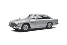 SOLIDO 1:18 Aston Martin DB5 Coupe 1964 Silver Birch Diecast
