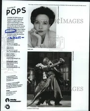 1998 Press Photo "Evening at Pops" Host Leslie Caron & Guest Stars - hcp28146